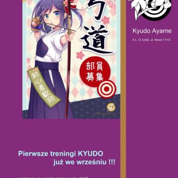 Nabór na nowy sezon łuczniczy – kyudo 2018-2019